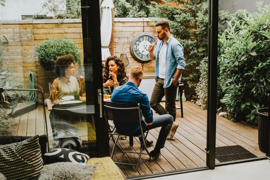 friends outside