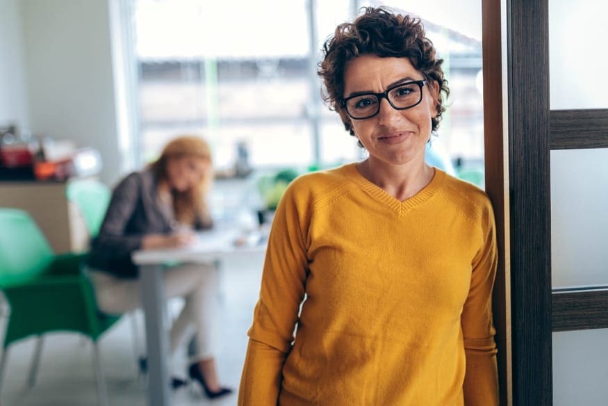 professional woman in office