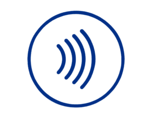 Icon for "Tap to Pay" mobile payment
