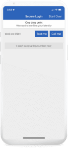 An image of secure login on online banking.